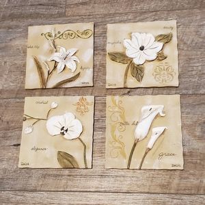 Davis Wall Plaques Set of 4🤎⚜️🤎